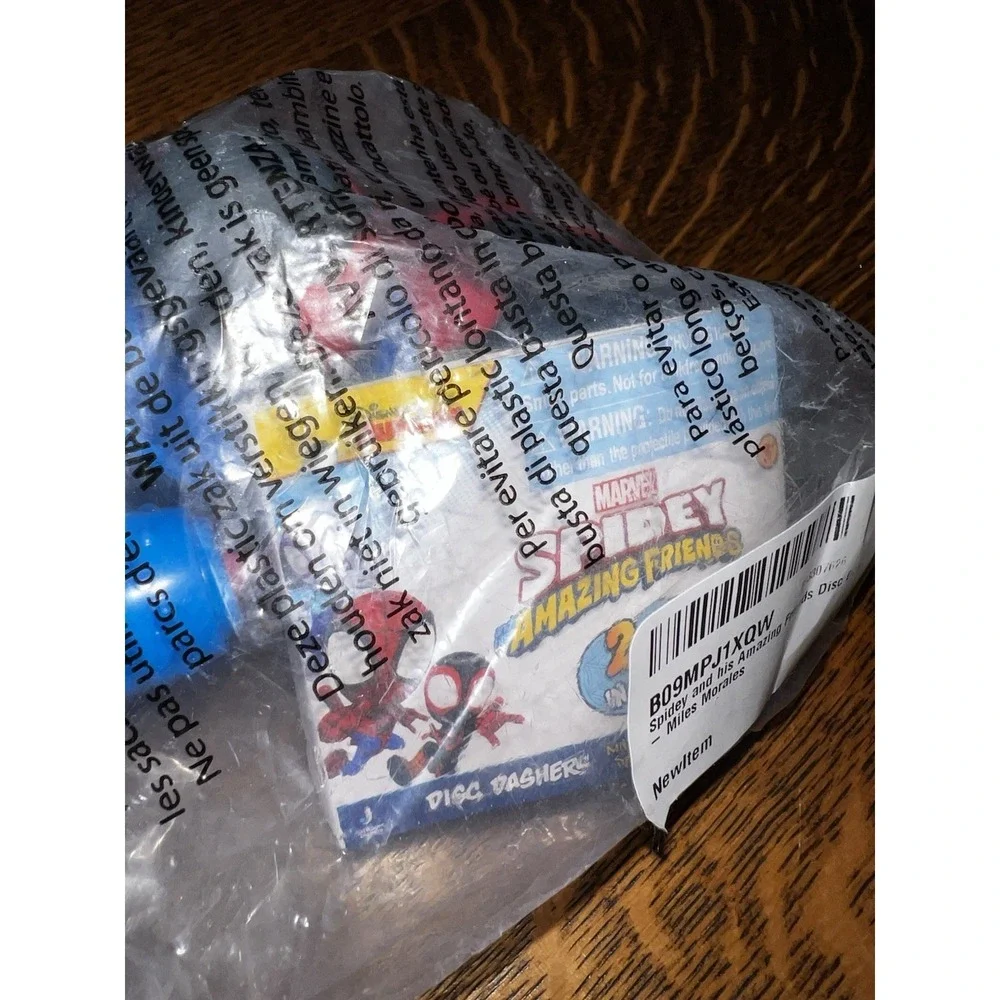 Marvel Spidey and His Amazing Friends Miles Morales Action Figure &  Disc Car